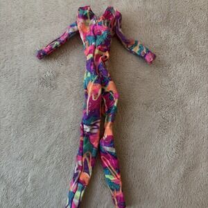 Vintage Mattel Barbie Clothes 1994 Hot Skatin Barbie Leotard Jumpsuit B11